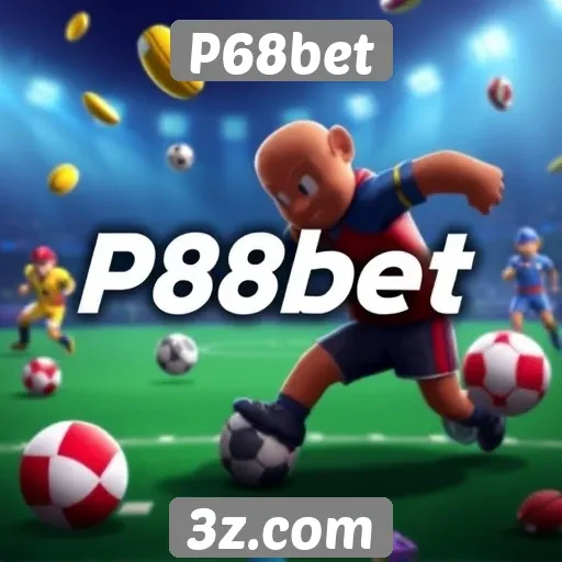Variedade de jogos disponíveis no P68bet